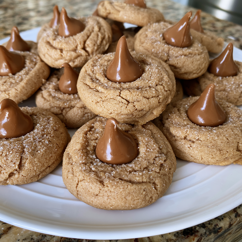 Soft Gluten-Free Peanut Butter Blossoms